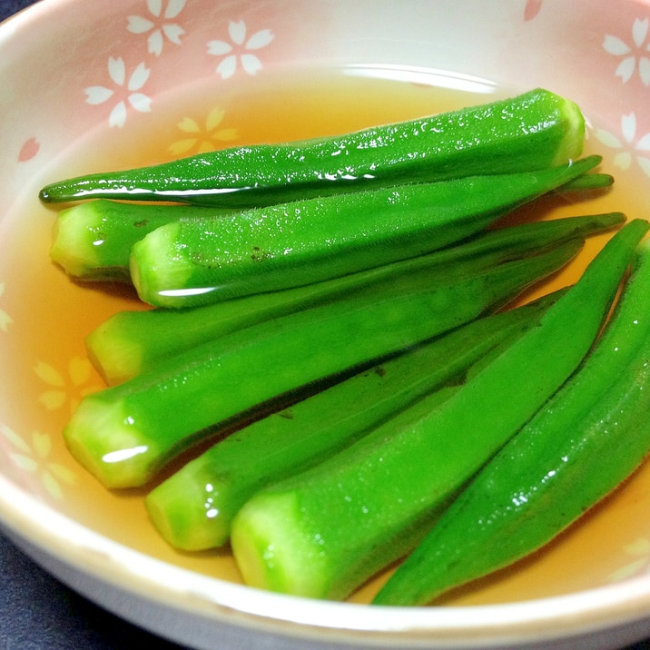 簡単・大人も子供も大好き!オクラの煮びたし